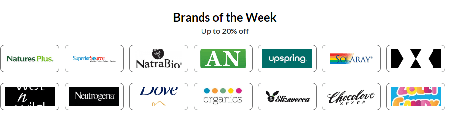 brands of the week iherb