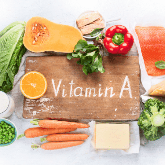 Foods high in vitamin A